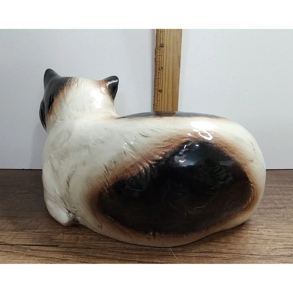 Goebel Large Calico Cat Porcelain Figurine Vintage